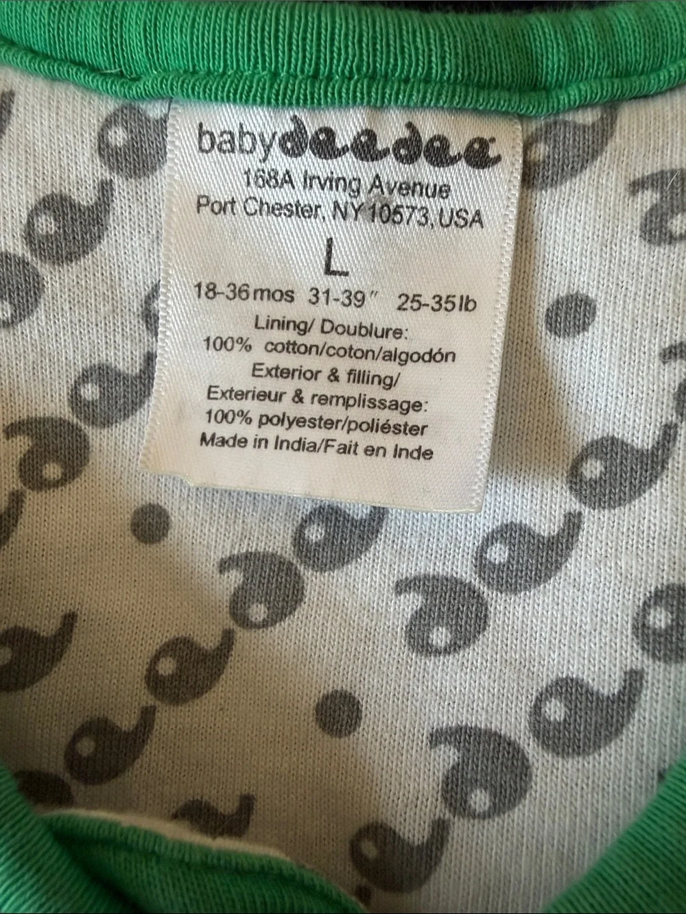 BABY DEEDEE Sleep Sack Set of 4